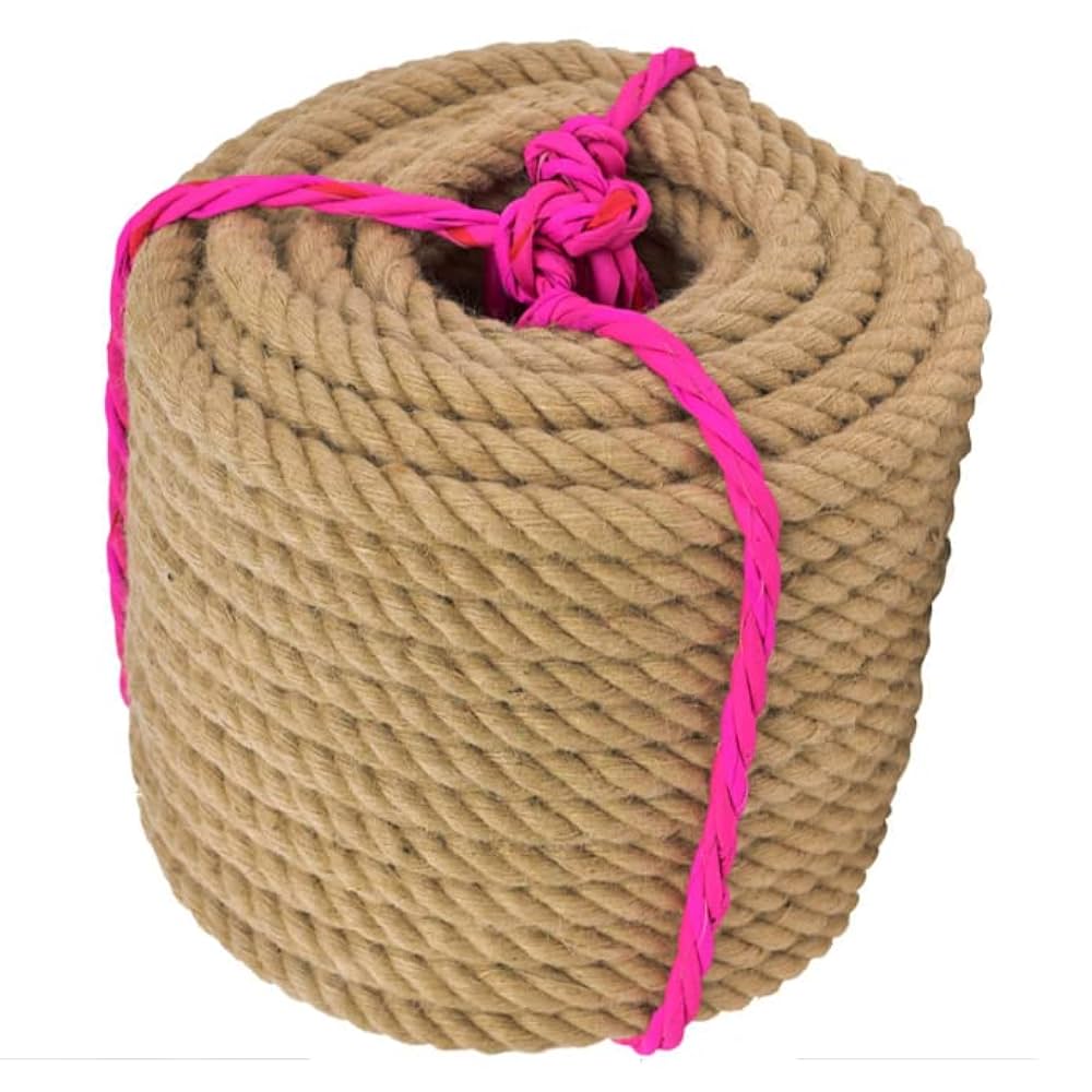 26 MM 1. KALİTE JÜT İP HALAT KENDİR URGAN HALAT