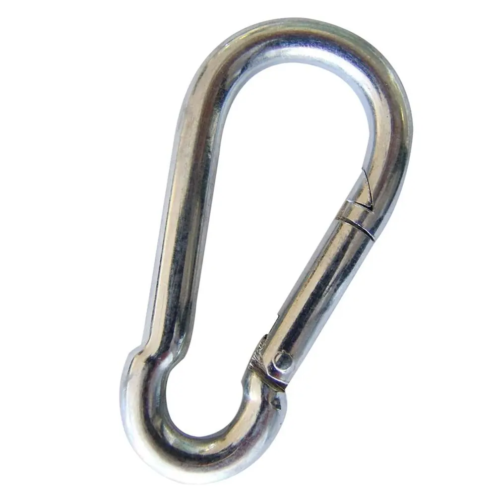 KARABİNA 6 MM GALVANİZ YAYLI KANCA KİLİT