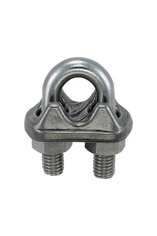 6 MM ÇELİK HALAT SIKMA SABİTLEME KLEMENSİ