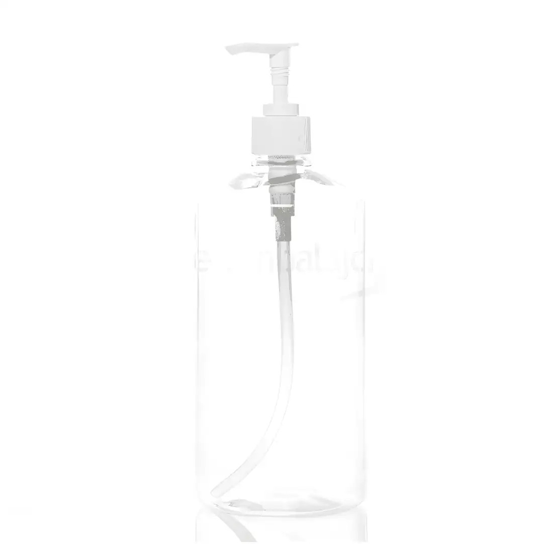 1000ml PET Çan Şişe ve Beyaz Losyon Pompası