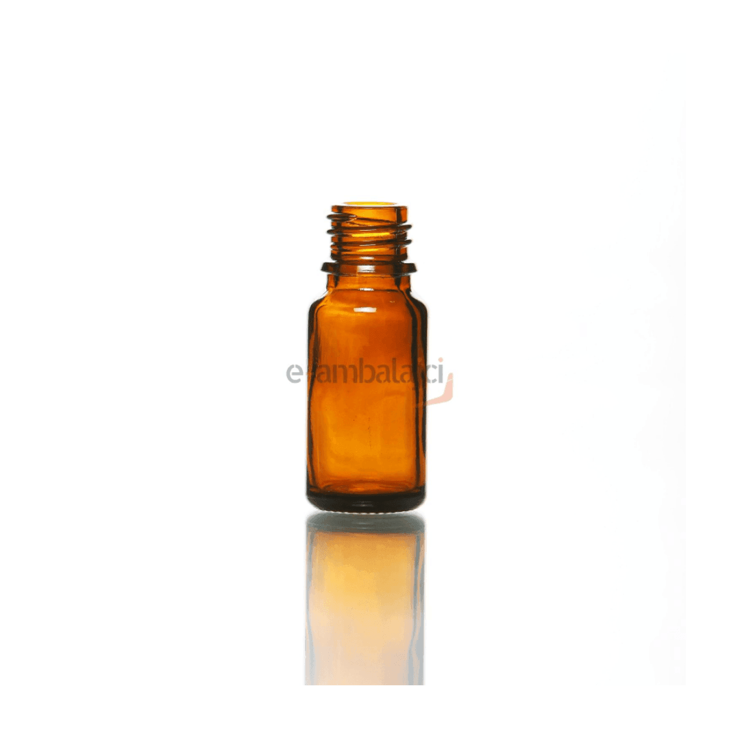 5ml Cam Ecza Şişe Amber ve İçten Damlalık