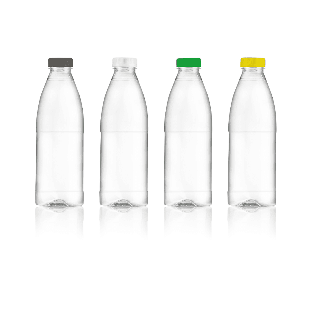 1000ml Pet Yuvarlak Şişe ve Kapak