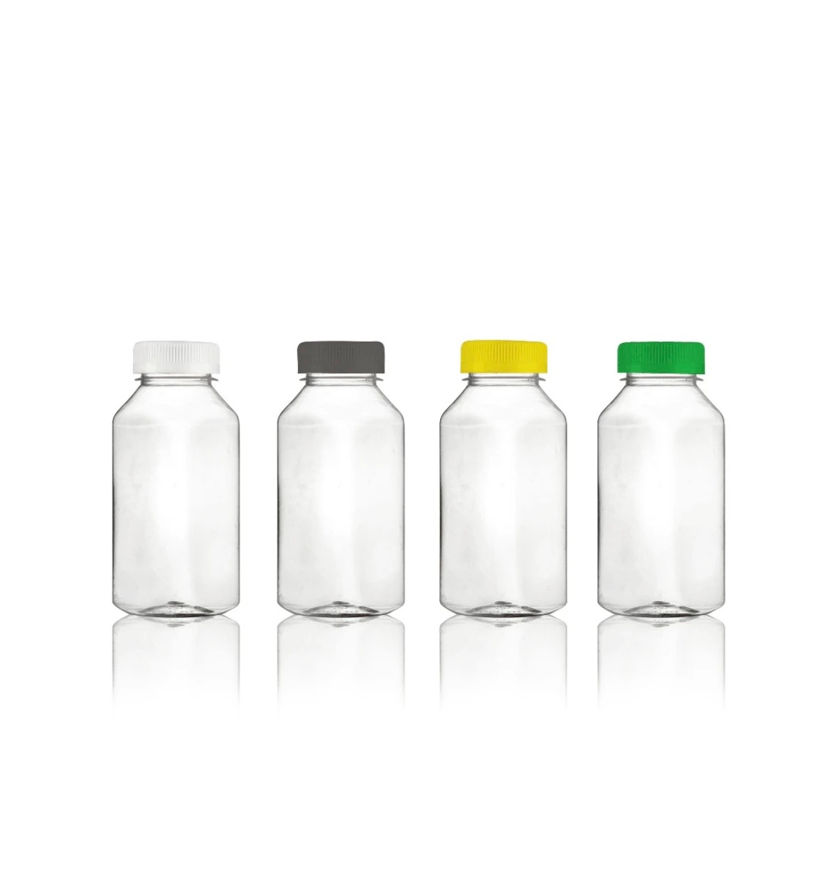 250ml PET Kare Şişe ve Kapak