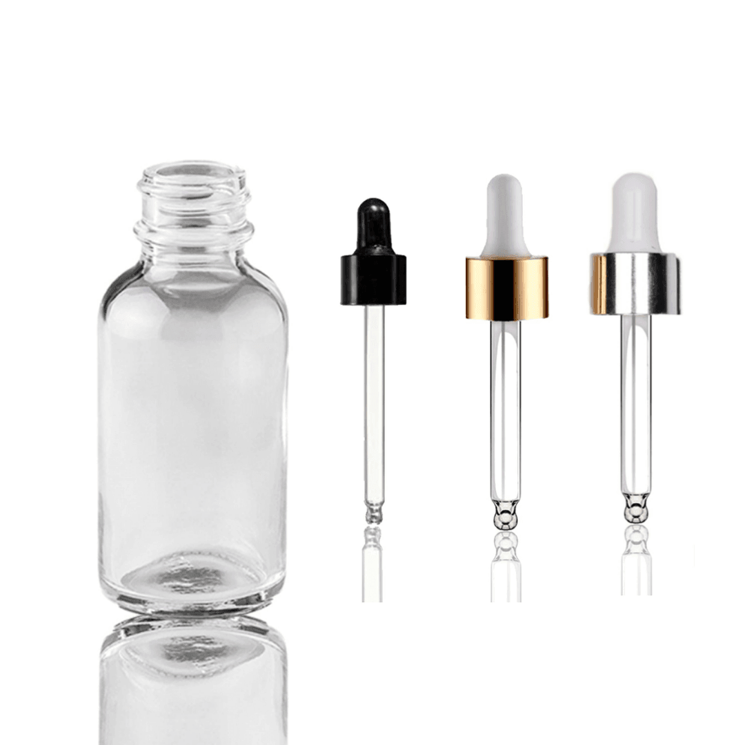 20ml Cam Ecza Şişe Şeffaf ve Cam Damlalık