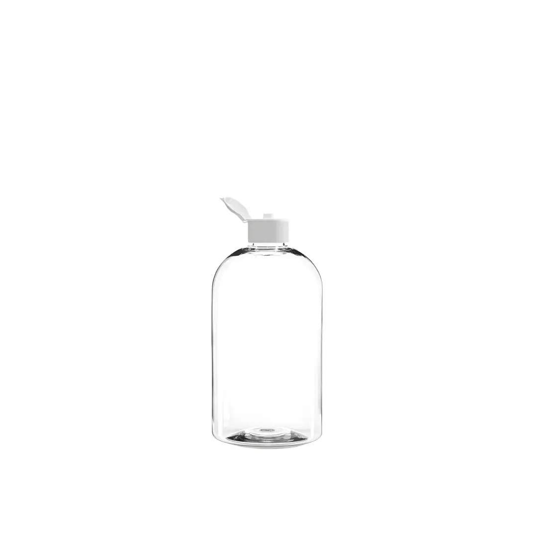 250ml PET Çan Şişe ve Beyaz Fliptop Kapak
