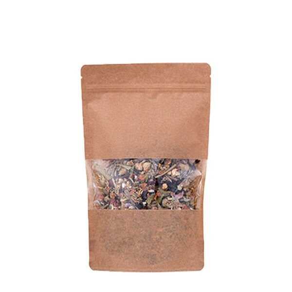 Kraft Pencereli Doypack (16x27x8 cm) 200 Adet