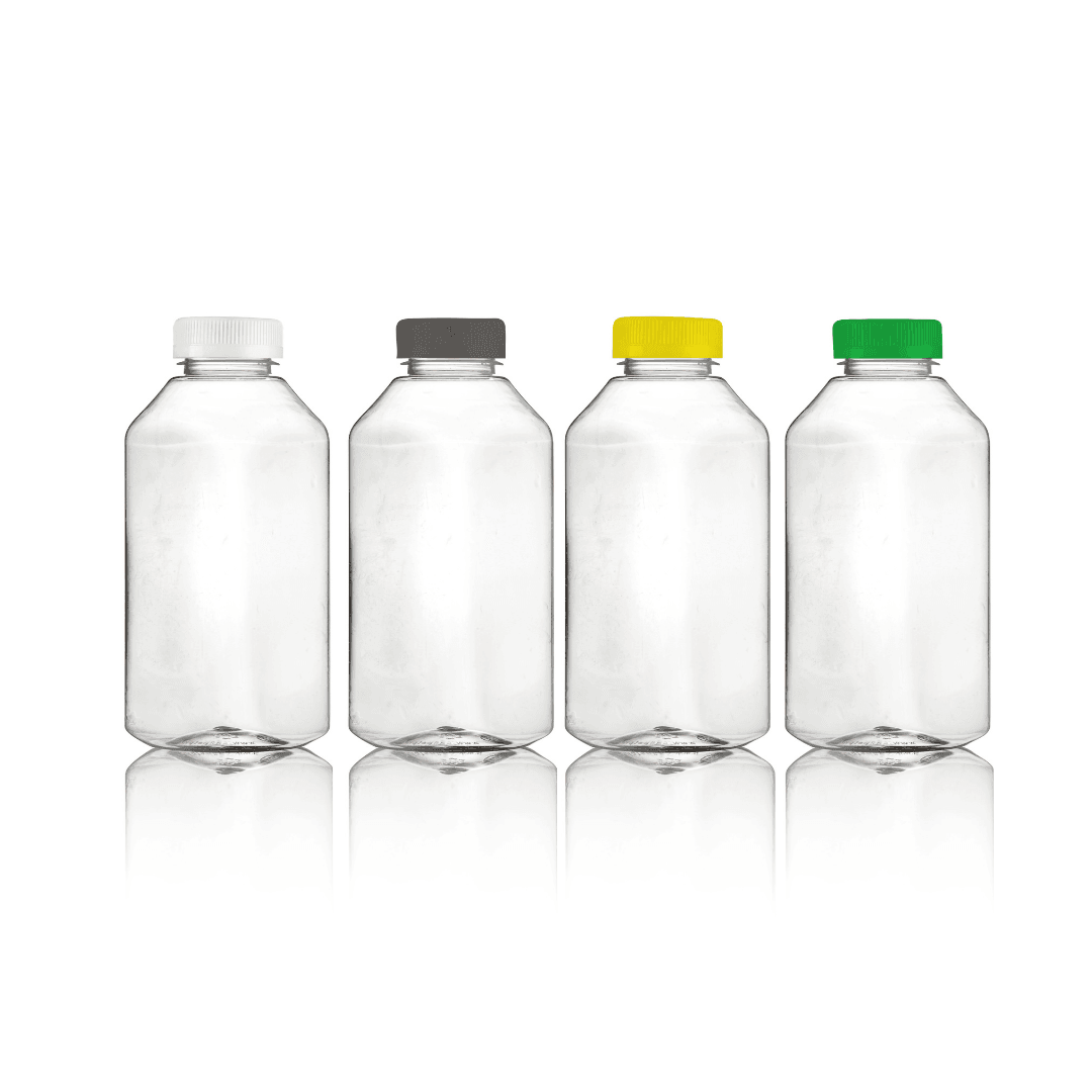 500ml Pet Kare Şişe ve Kapak