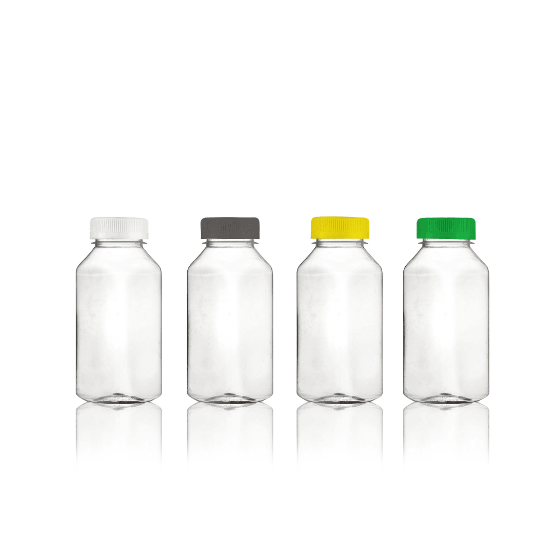 250ml PET Kare Şişe ve Kapak