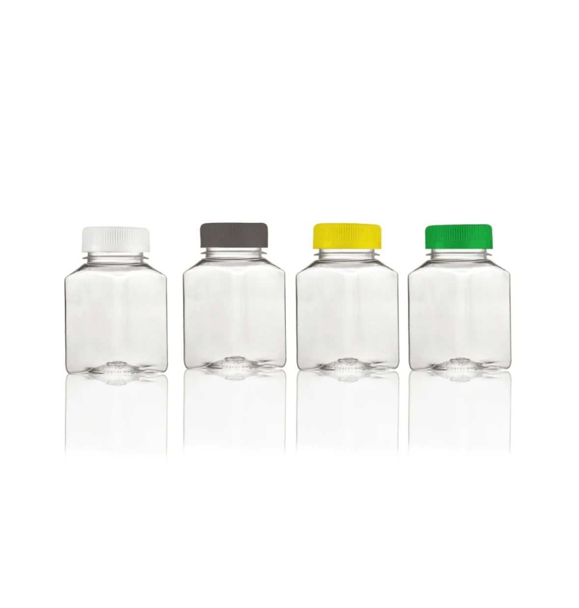 150ml PET Kare Şişe ve Kapak