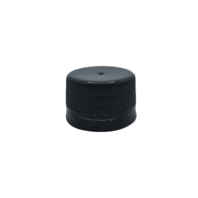 31,5mm Emniyetli Siyah Kapak (Cam Şişeye Uygun)