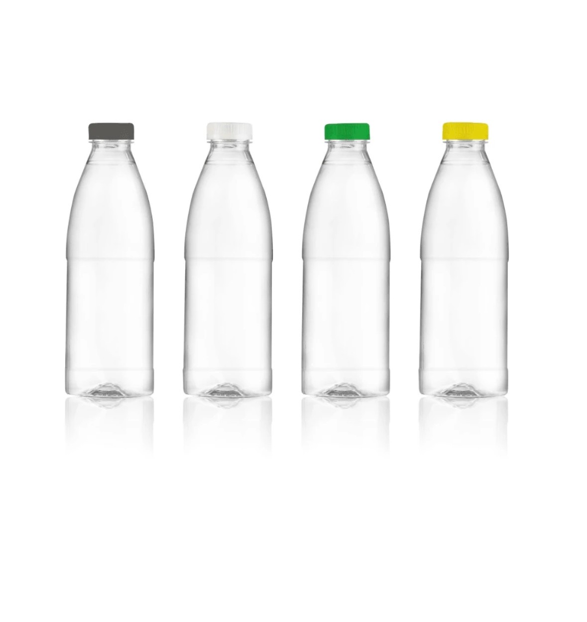 1000ml PET Yuvarlak Şişe ve Kapak (Paletli)