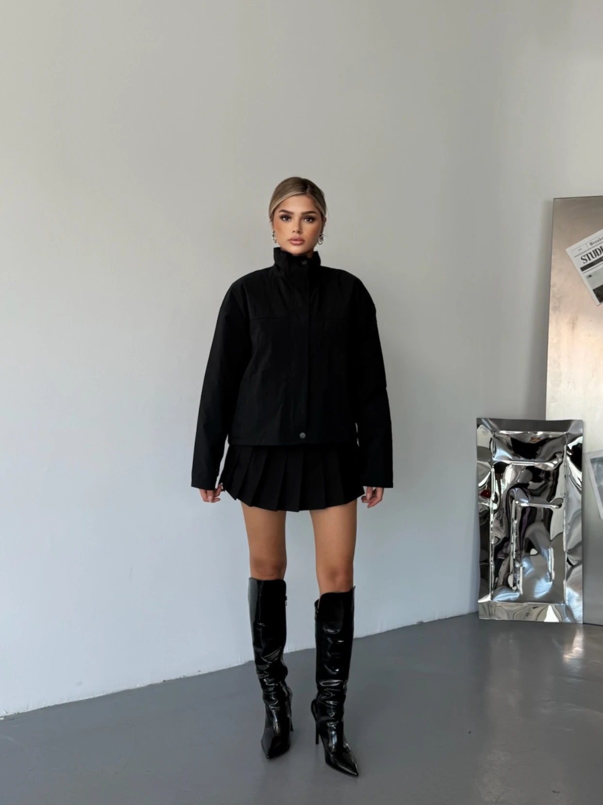 Zarif Yağmurluk - Siyah