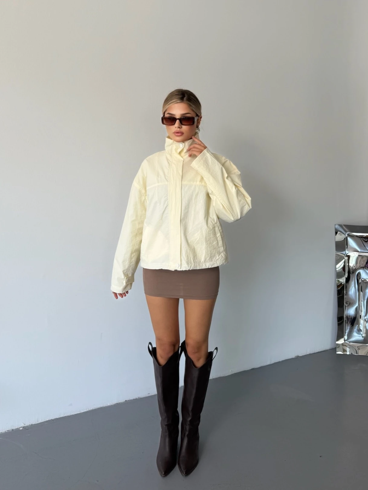 Zarif Yağmurluk - Sarı