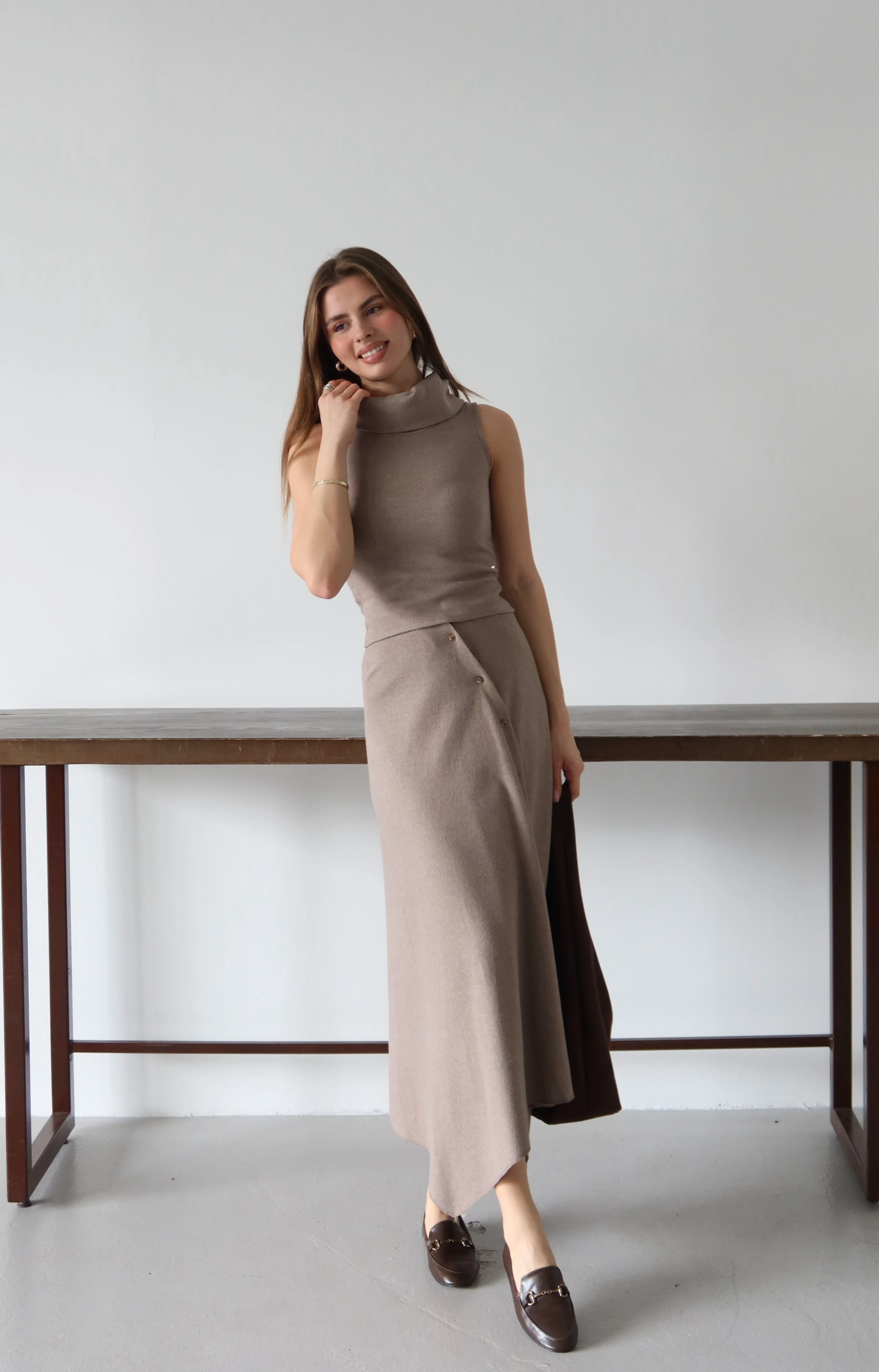 Asil Boğazlı Triko Takım