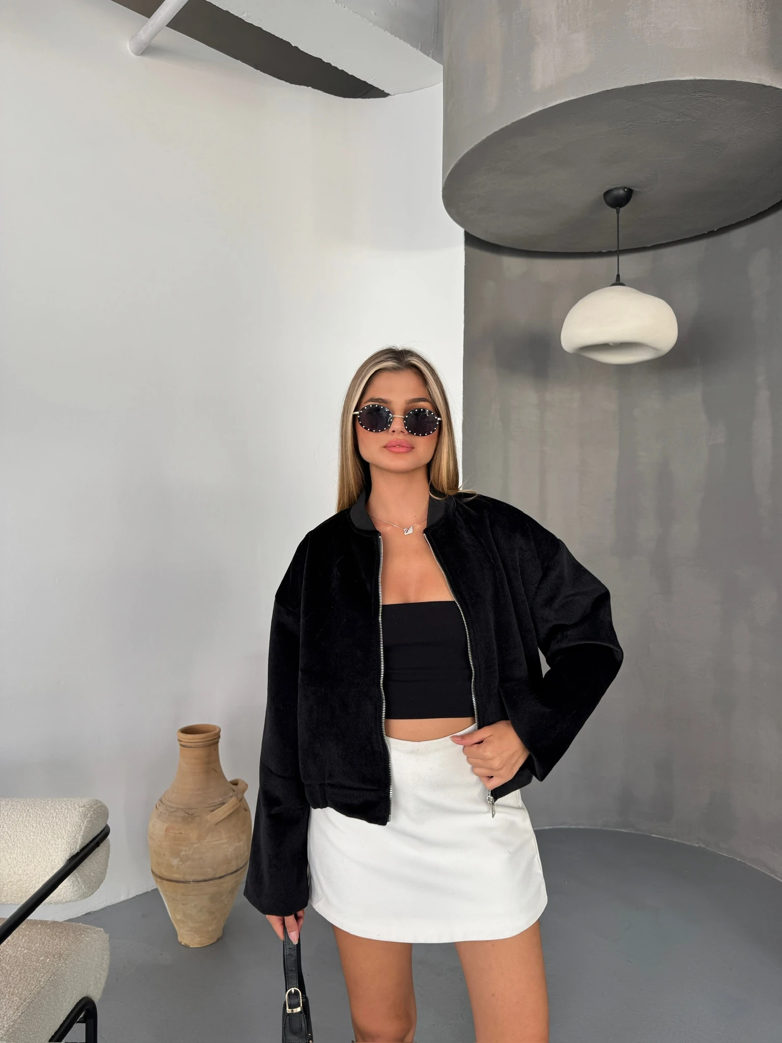 Yumuşak Doku Peluş Ceket