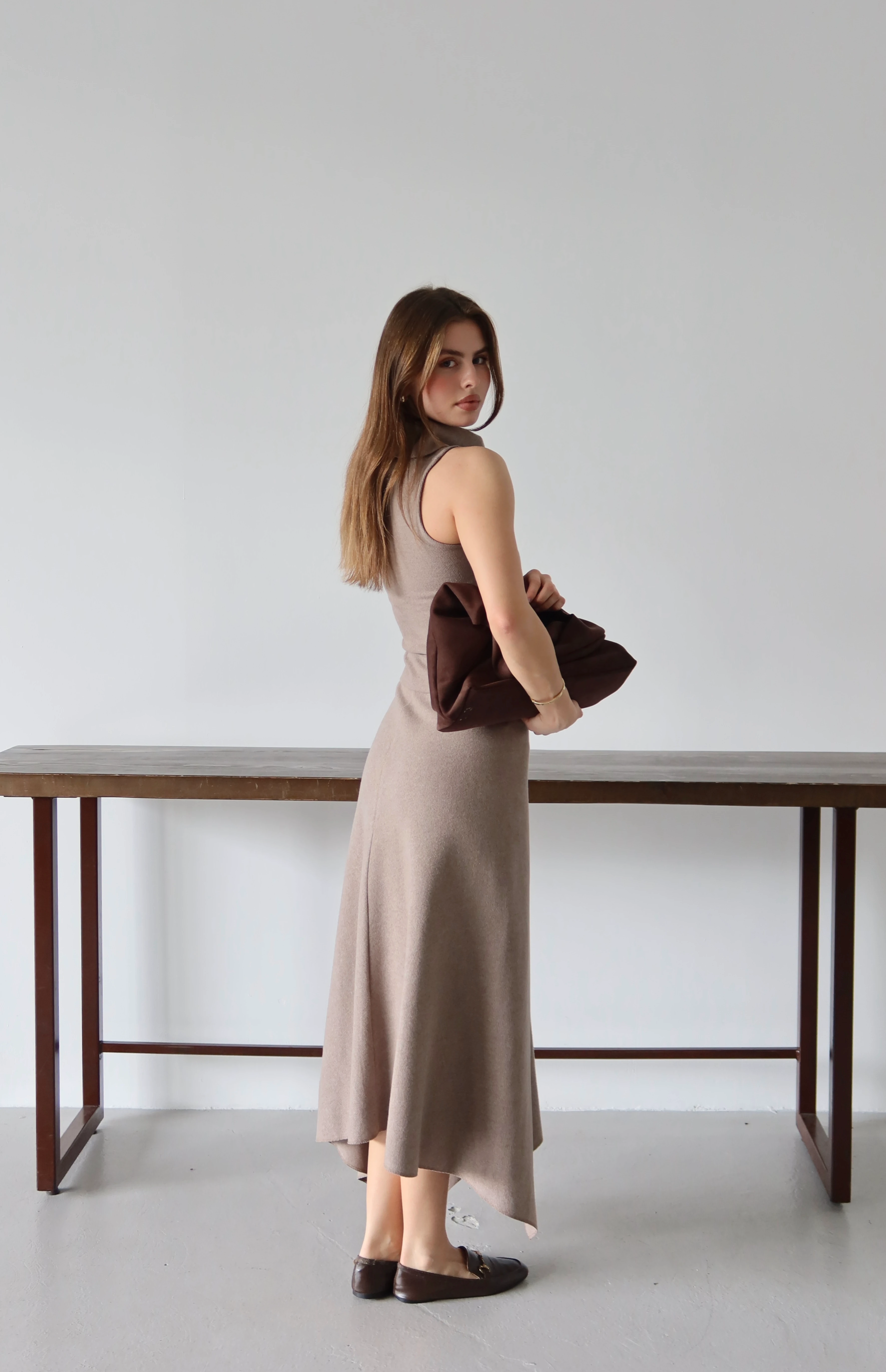 Asil Boğazlı Triko Takım