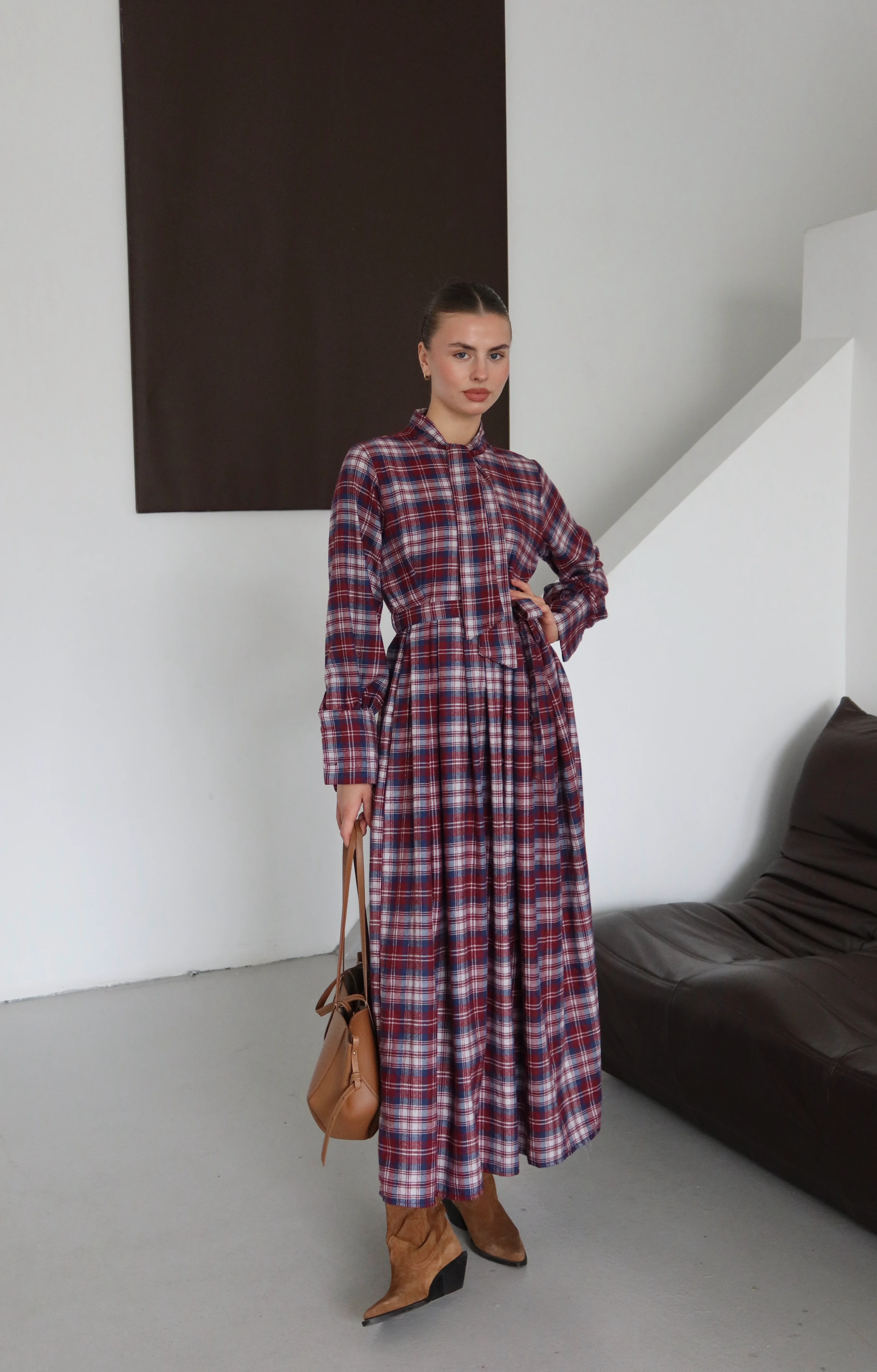 Arden Maxi Elbise - Kırmızı