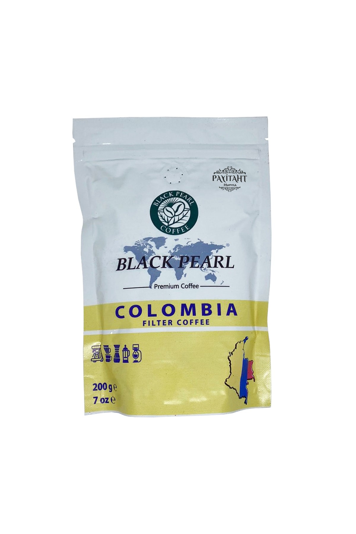 قهوة فلتر اللؤلؤة السوداء-كولومبيا 200 جرام