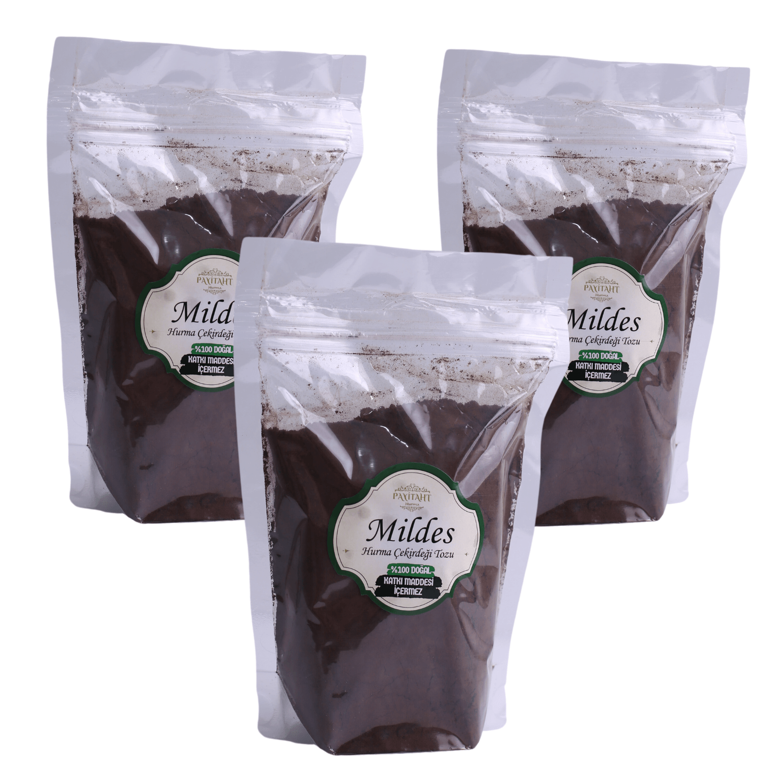  PAYITAHT HURMA-MILDES GROUND PURE DATE SEED POWDER 400 GR 3 PACKAGE
