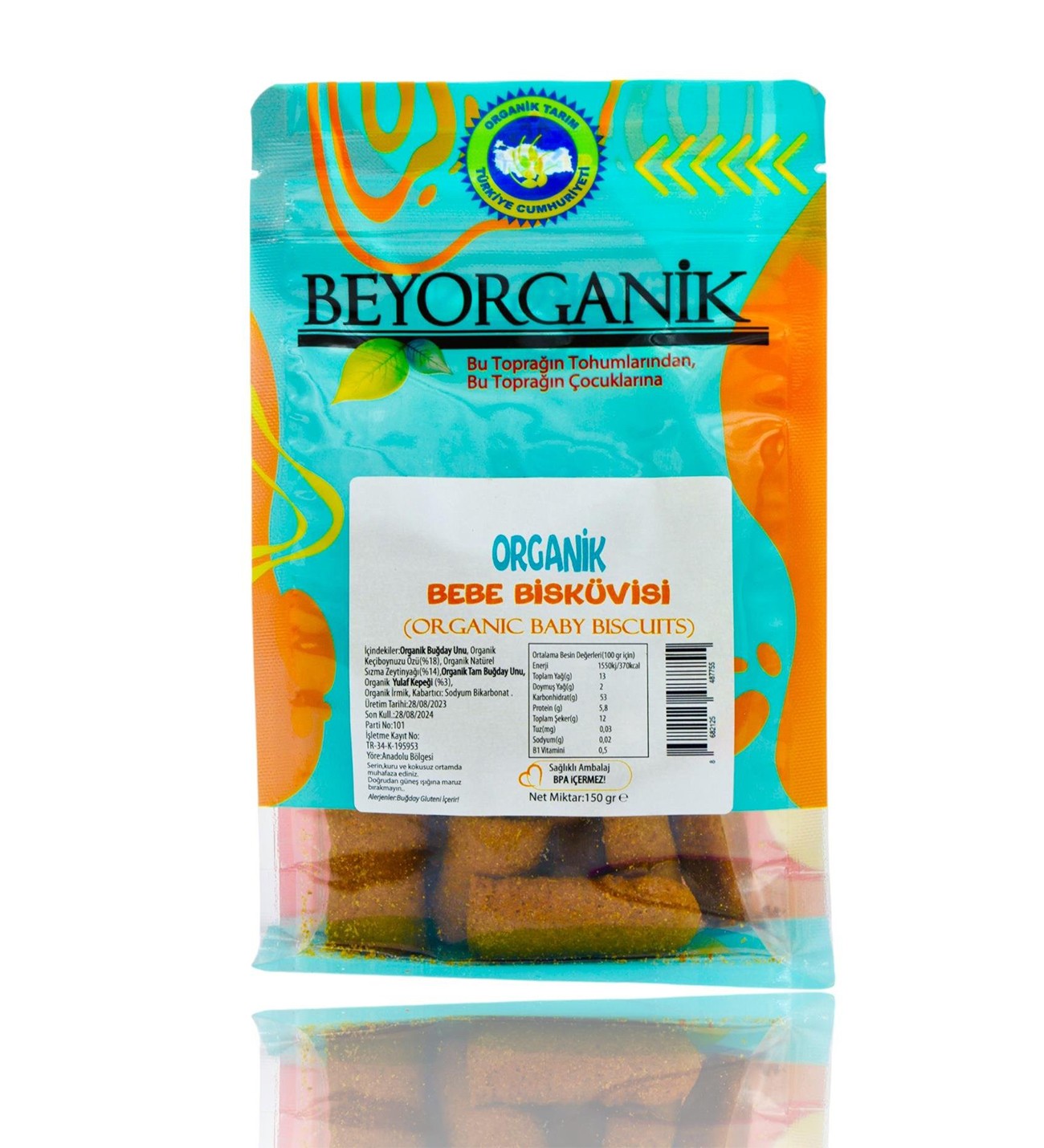 ORGANİK KUKİ BEBEK BİSKÜVİSİ 150 GR