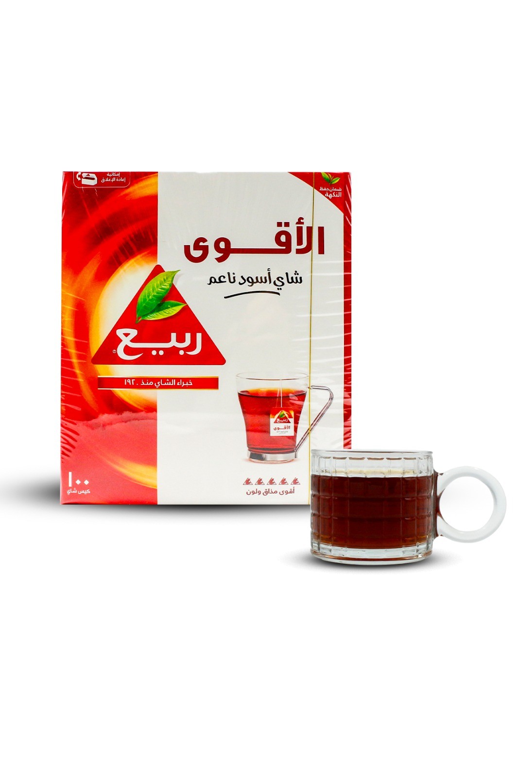 RABEA EXTRA STRONG-FİNE BLACK TEA-100’LÜ SİYAH POŞET ÇAY