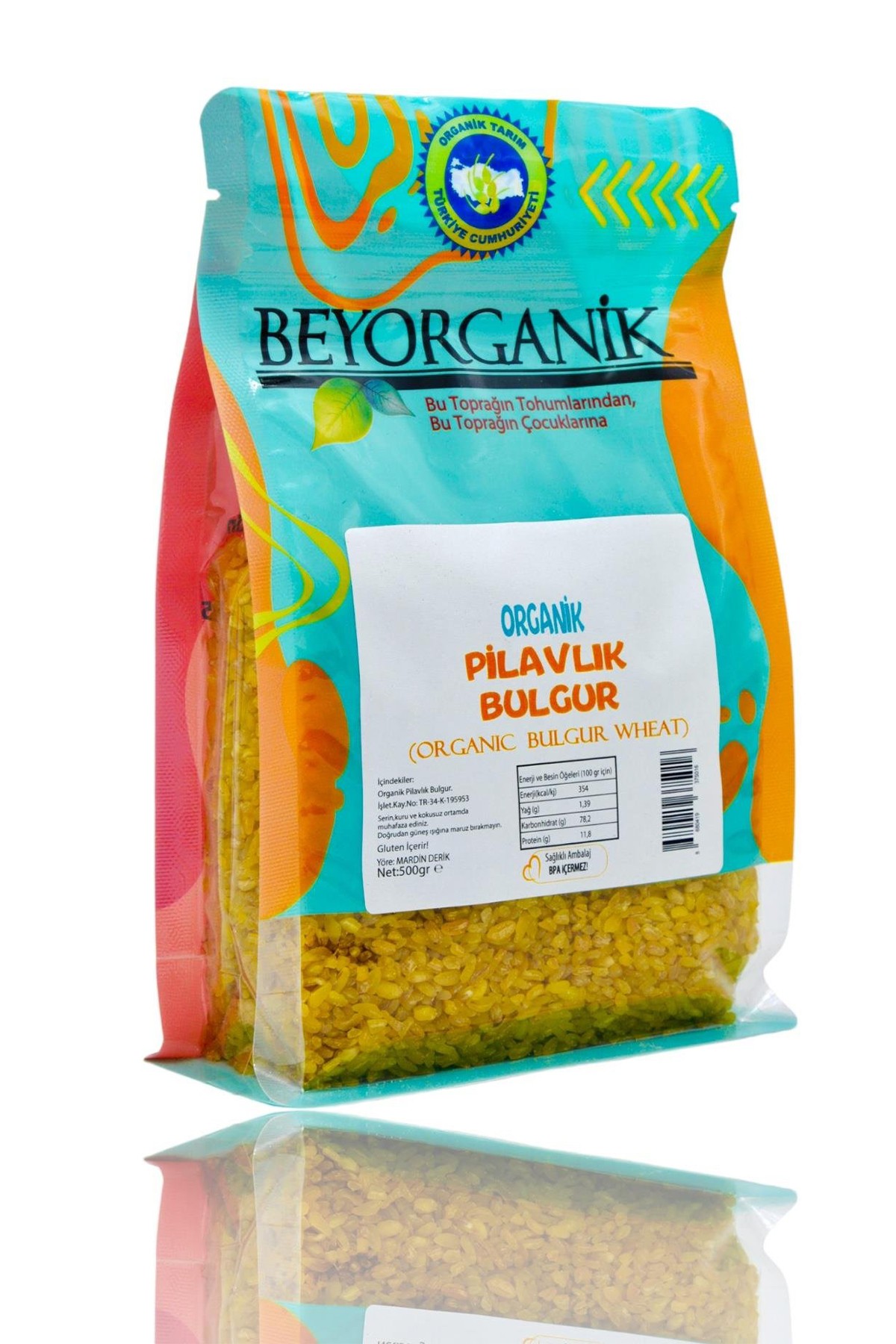 ORGANİK PİLAVLIK BULGUR  500GR