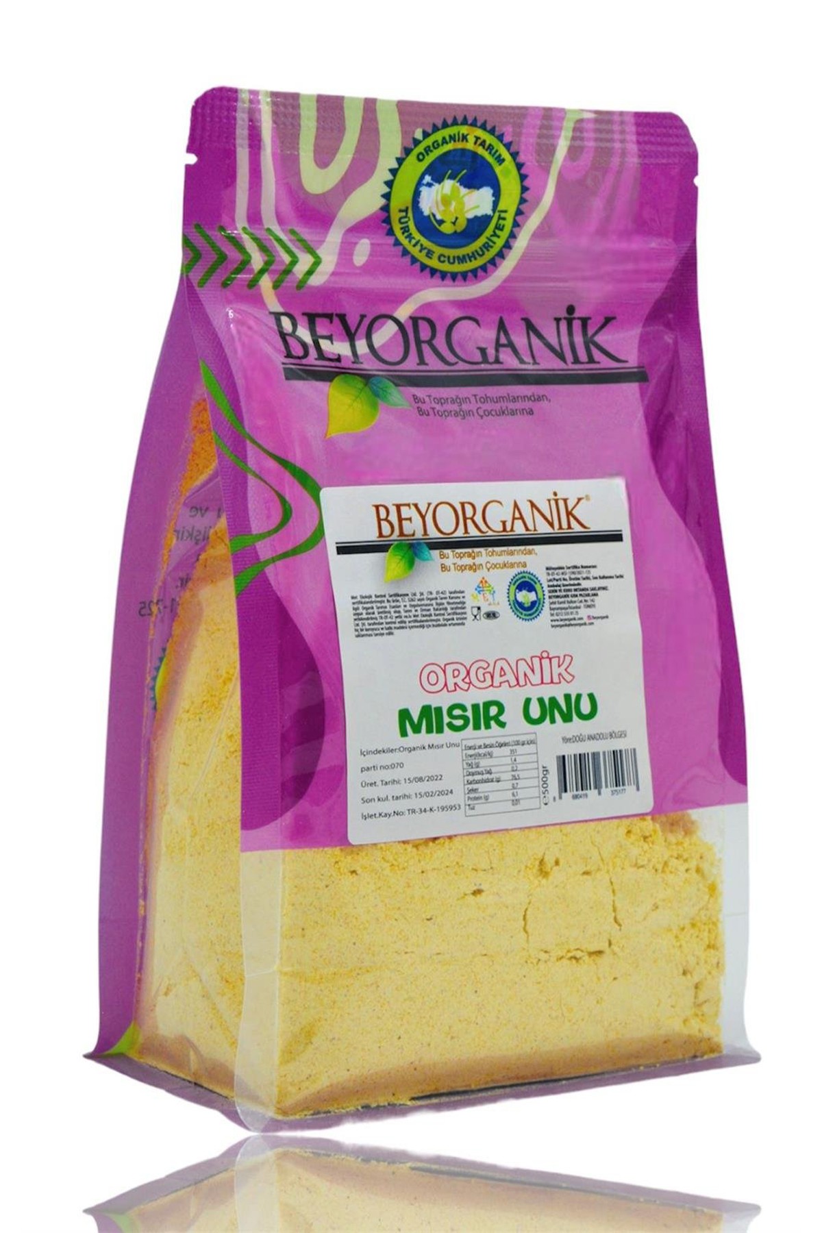 ORGANİK MISIR UNU 500GR