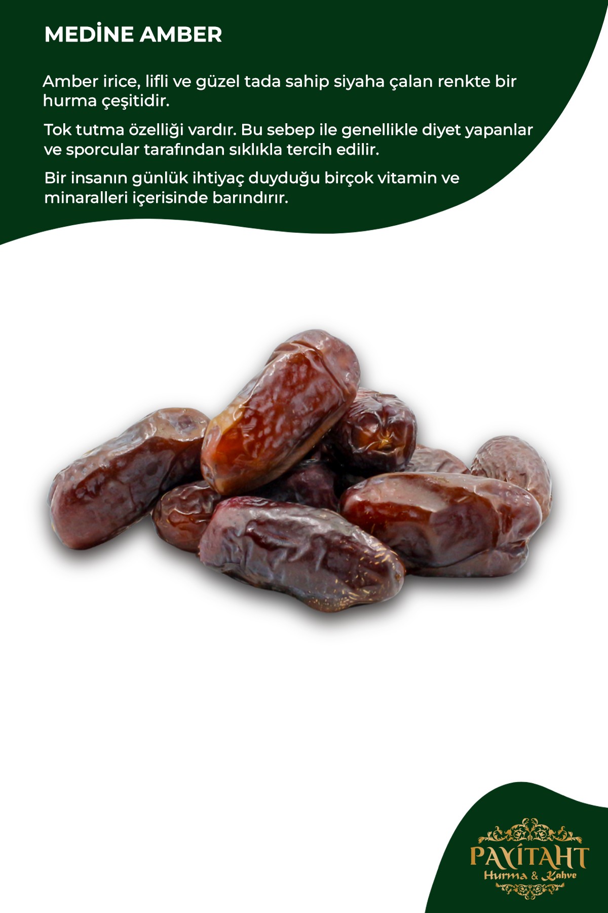 Medine Amber Hurması 10KG Yeni Mahsul Tok Tutan Lif Deposu Sporcu Hurması Diyet İçin Uygun Hurma amber10kg