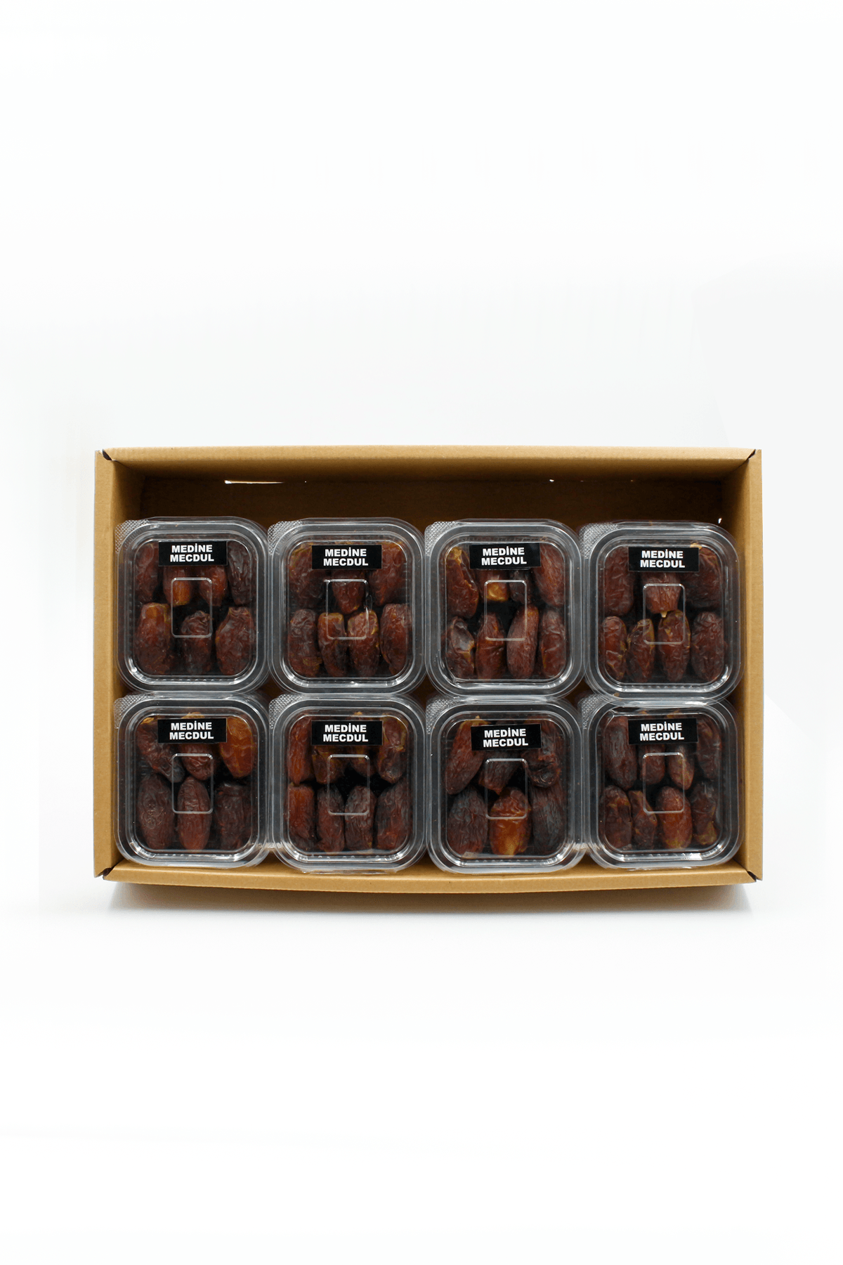 MEDİNE MEJDUL HURMA 24 LÜ PAKET - 100 GR İRİ BOY ŞEKERSİZ TAZE TADIMLIK HAC DÖNÜŞÜ HEDİYELİK HURMA