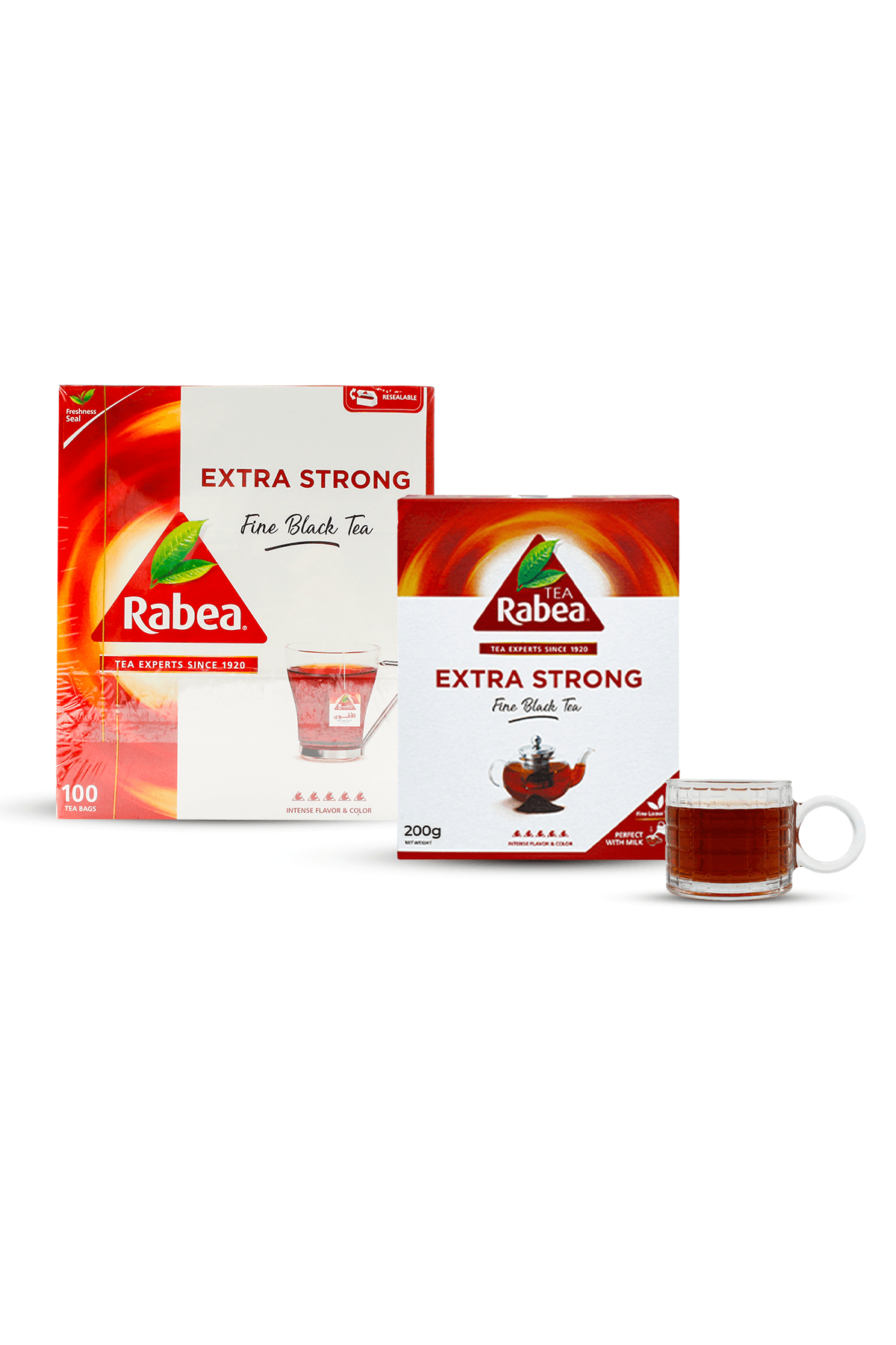 Rabea Extra Strong Dökme ve Poşet Çay Seti