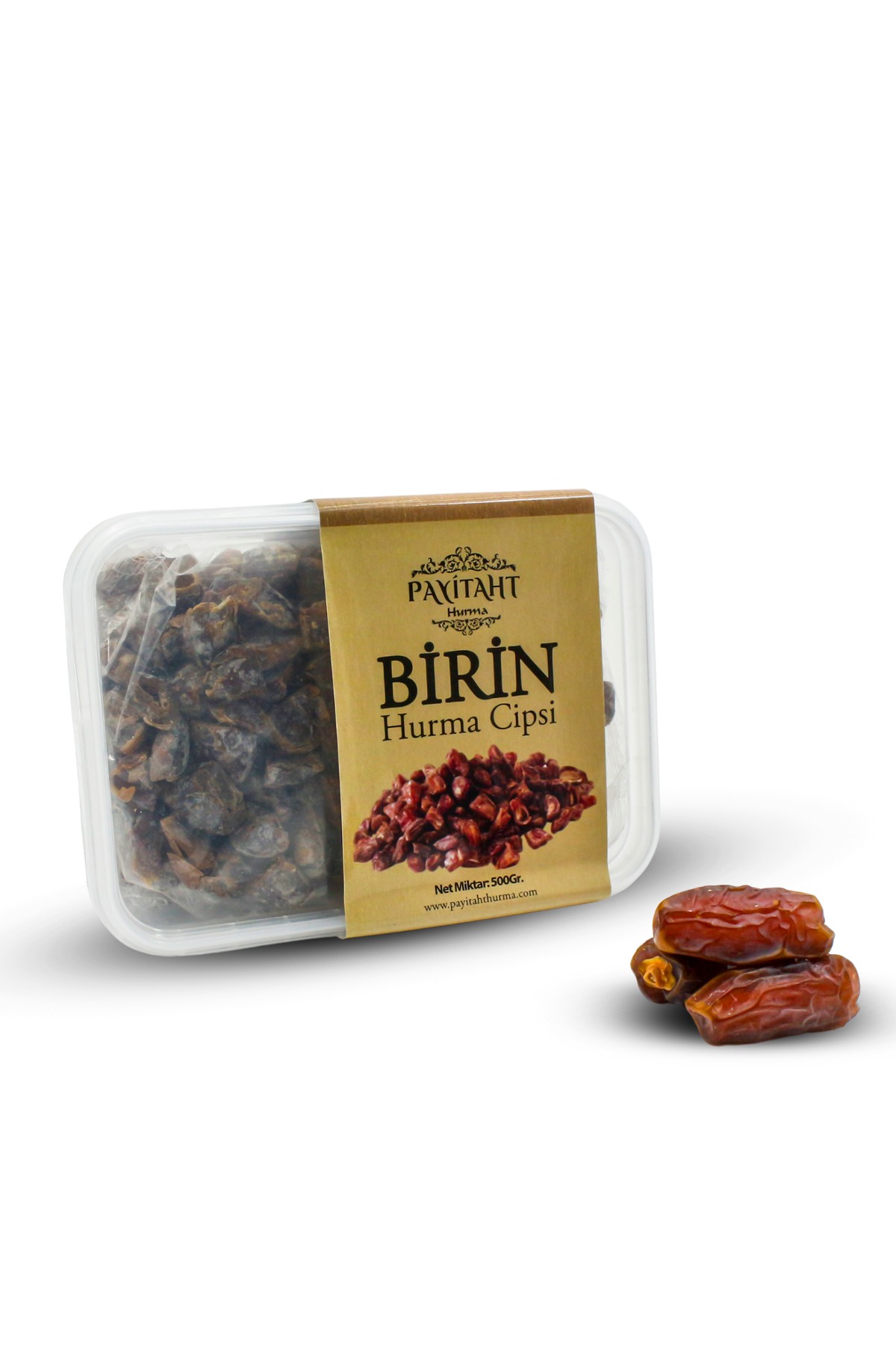 PAYİTAHT HURMA BİRİN ATIŞTIRMALIK HURMA CİPSİ ŞEKERSİZ 500 GR 10'LU PAKET