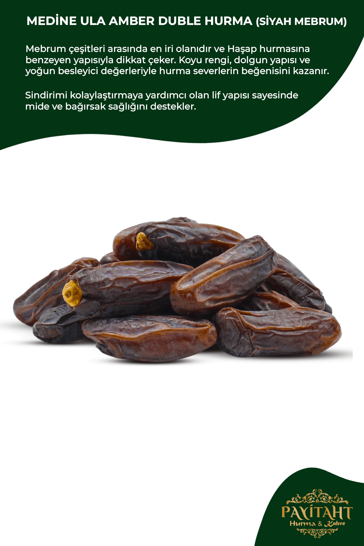 Payitaht Hurma Medina Mebrum Ula Luxury Dates New Harvest 5kg Package.