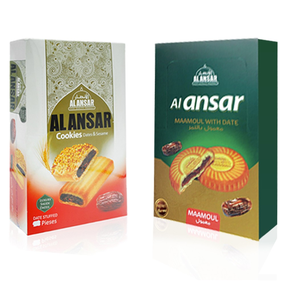 Al Ansar Hurma Dolgulu Mamul Ve Kurabiye Paketi