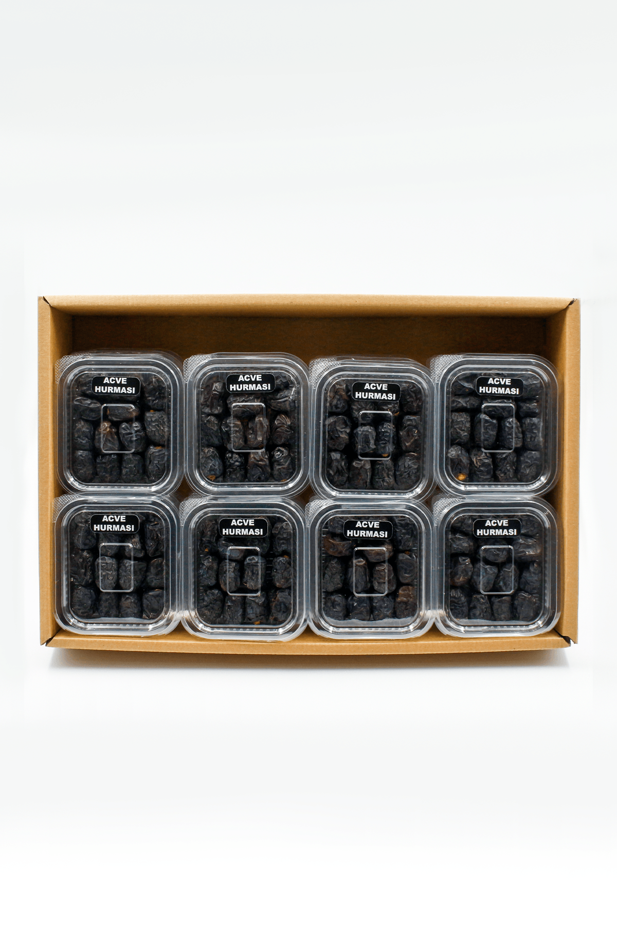  MEDİNE ACVE PEYGAMBER HURMASI 24 lü PAKET- YENİ MAHSUL VİTAMİN DEPOSU 100 GR TADIMLIK HAC DÖNÜŞÜ HEDİYELİK HURMA