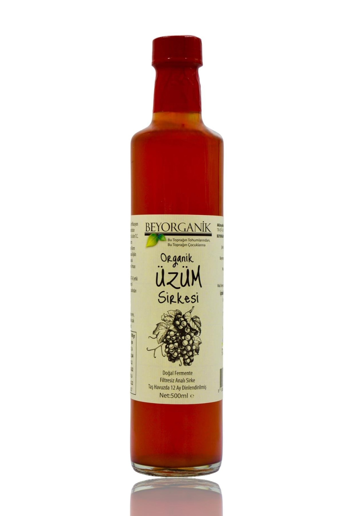 ORGANİK ÜZÜM SİRKESİ 500ML
