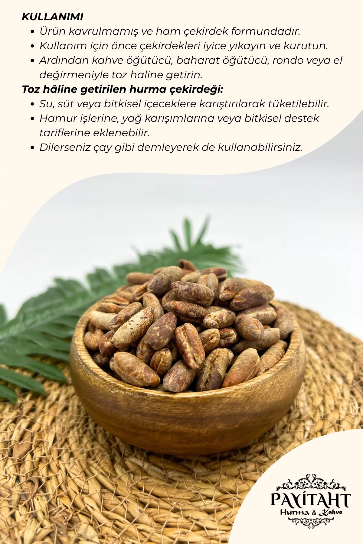 HURMA ÇEKİRDEĞİ 500 GR