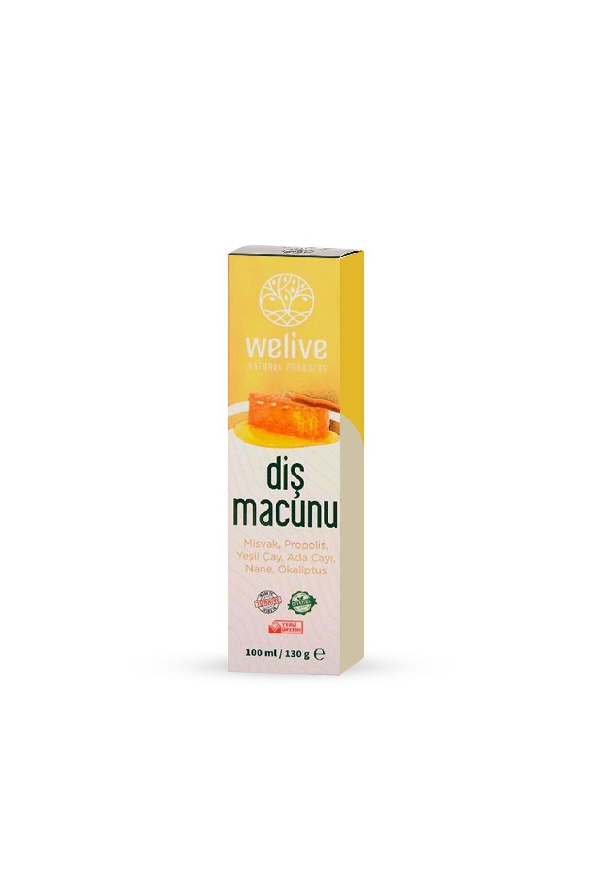 Diş Macunu Misvak Propolis Yeşil Çay Ada Çayı Nane Okaliptus 100 Ml