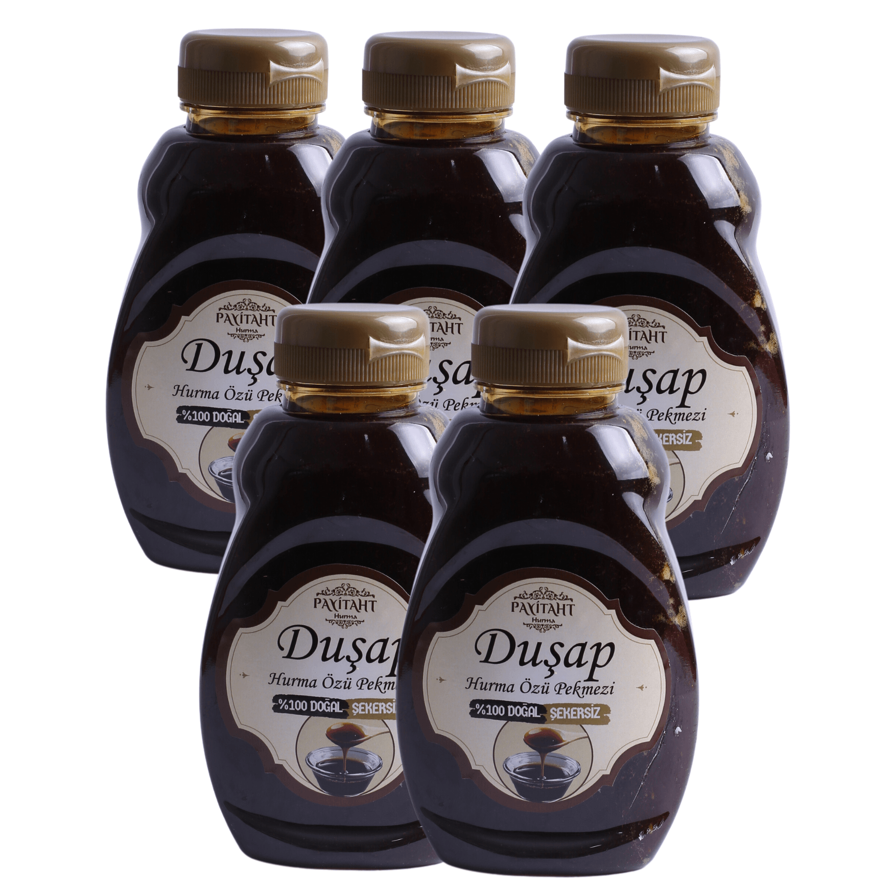 PAYITAHT HURMA- DATE PALM EXTRACT MOLASSES 450 GR SUGAR-FREE SQUEEZE 5 PACKAGE