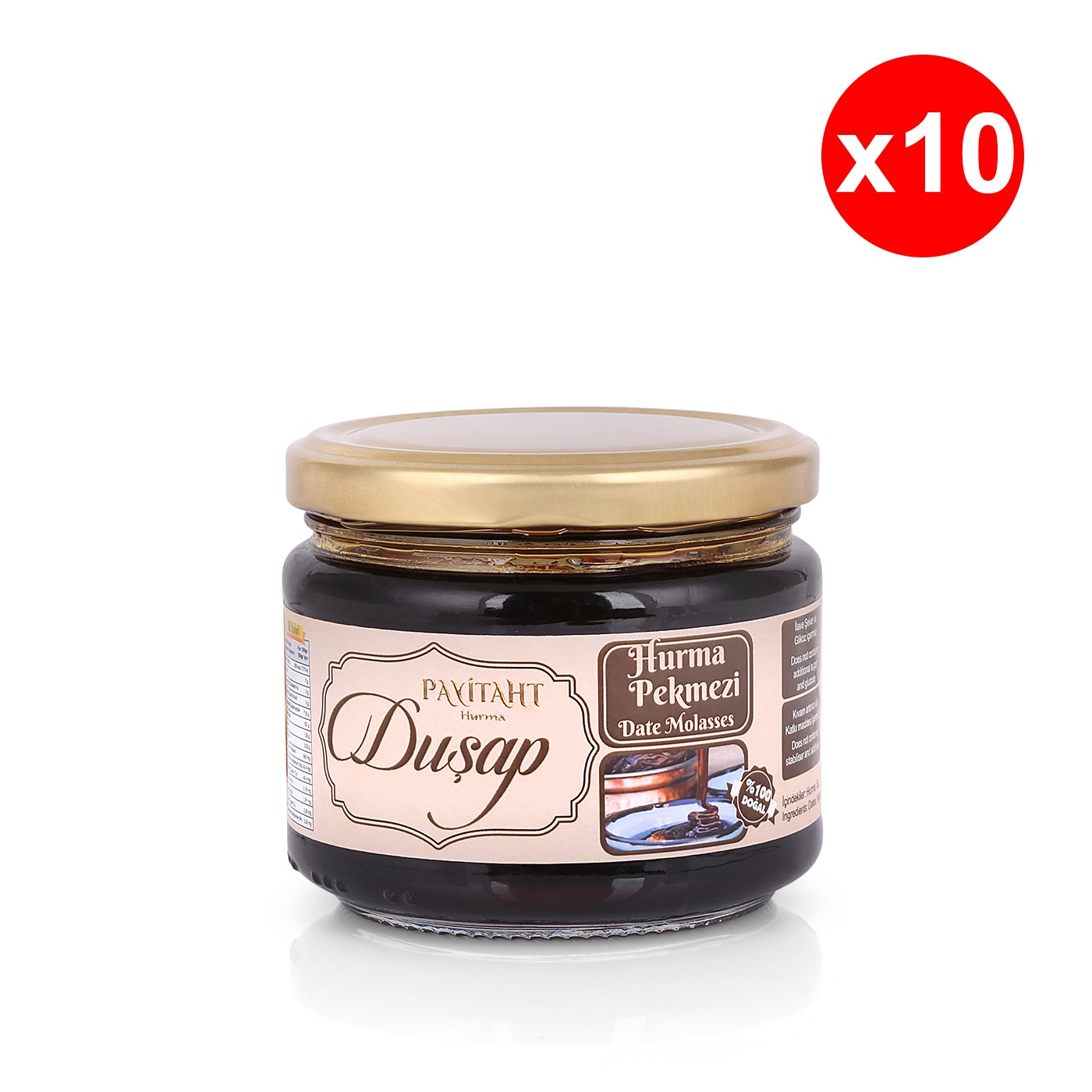 Payitaht Hurma Duşap Medine Hurması Pekmezi 340gr x10 Adet