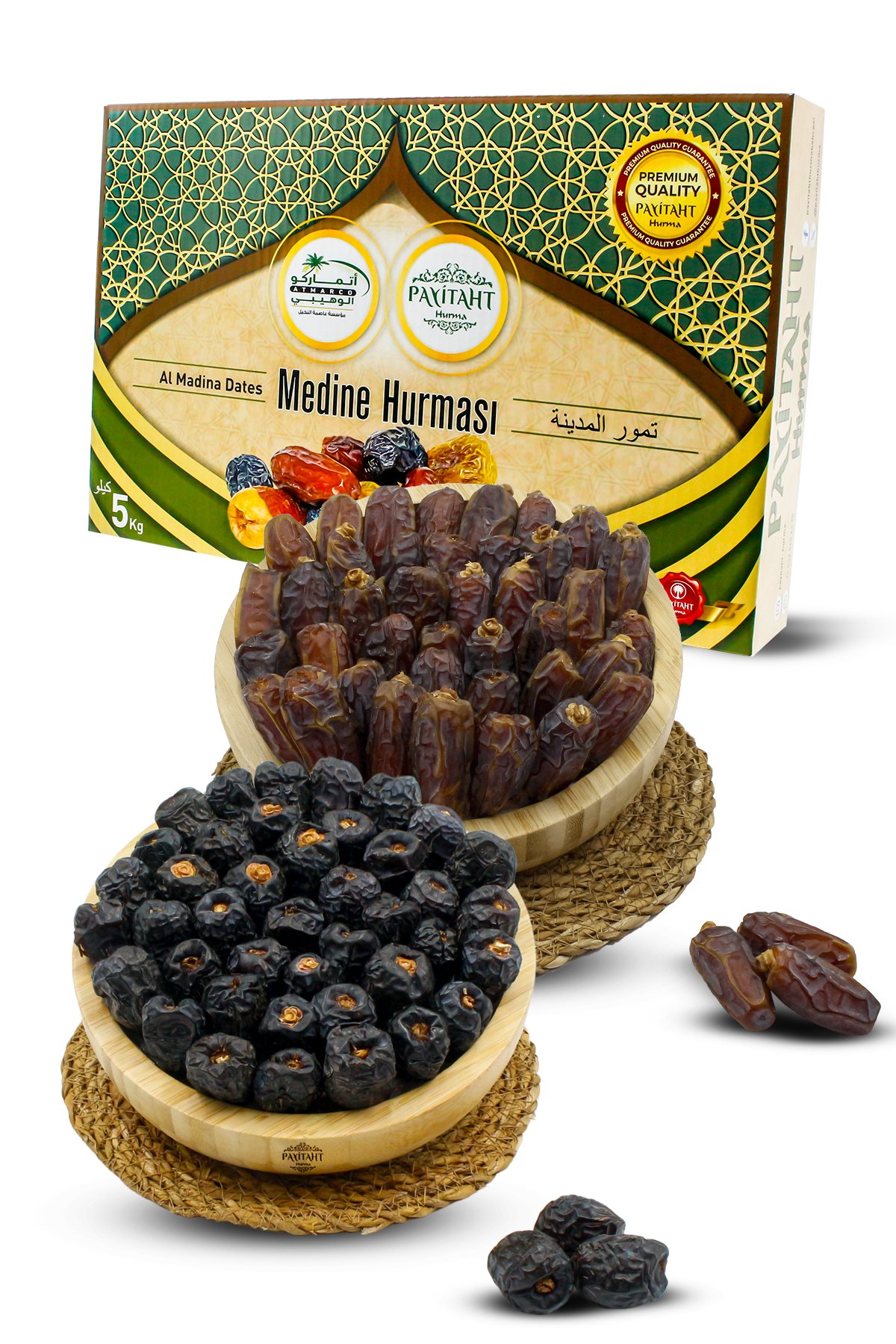 PAYITAHT DATE- MEDINA MEBRUM DOUBLE AND ACVE DOUBLE 5 KG PACKAGE- NEW HARVEST