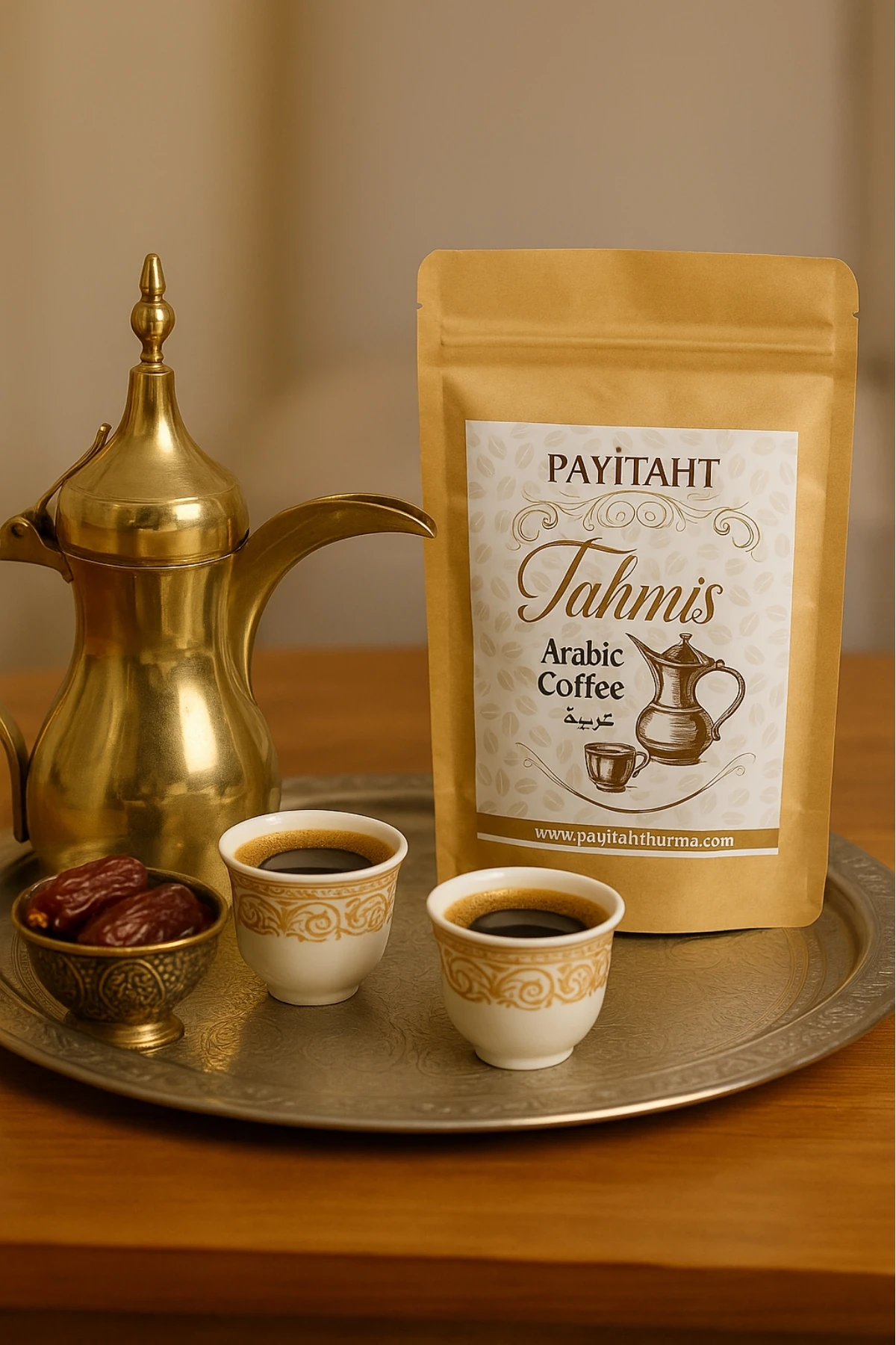 Tahmirs Arabic Coffee – Hafif Kavrulmuş %100 doğal, katkısız 150 gr
