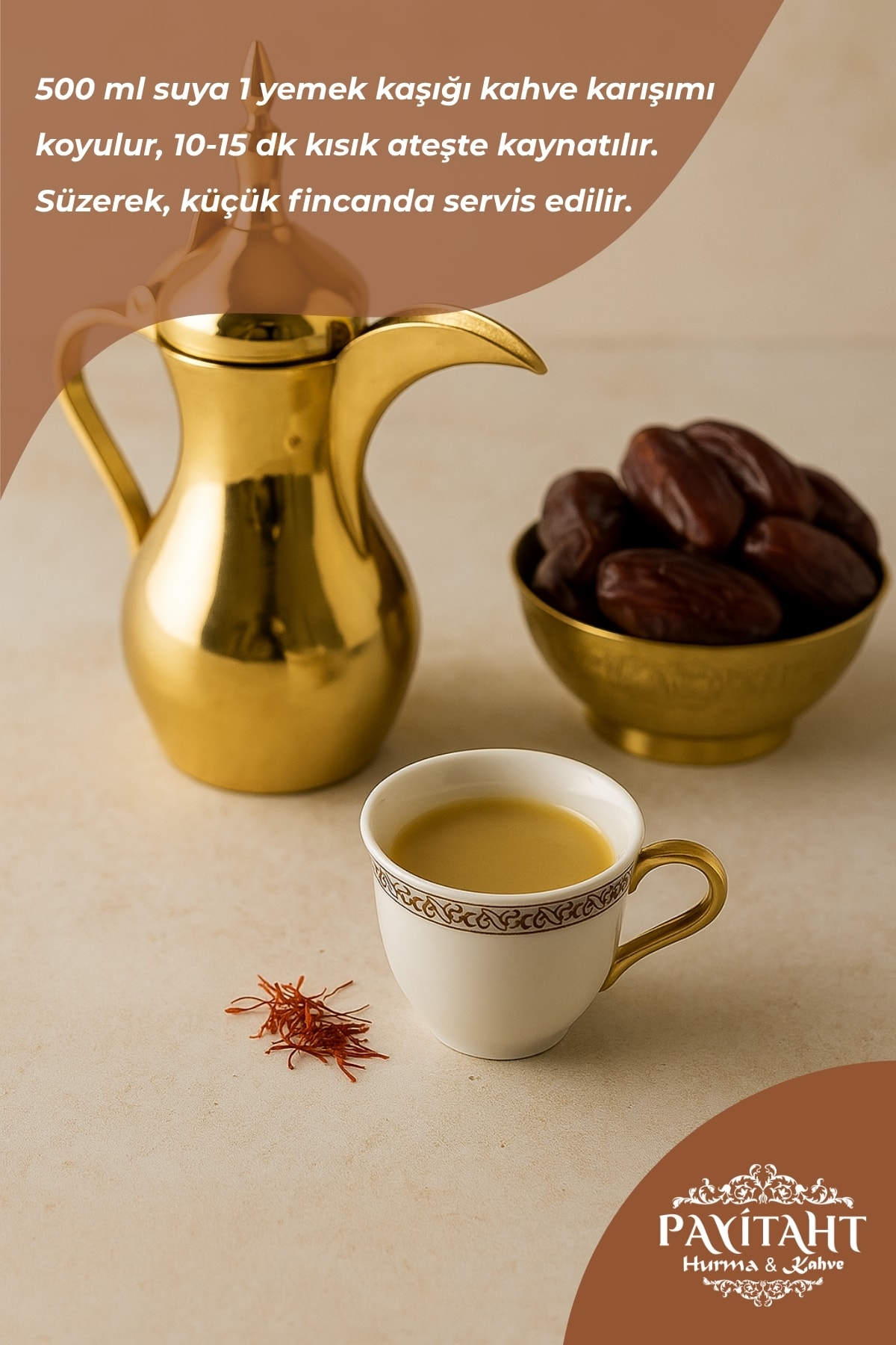 QASSİM MIX COFFEE ORIGINAL ARABIC COFFEE SAFRAN FLAVOUR 125 GR