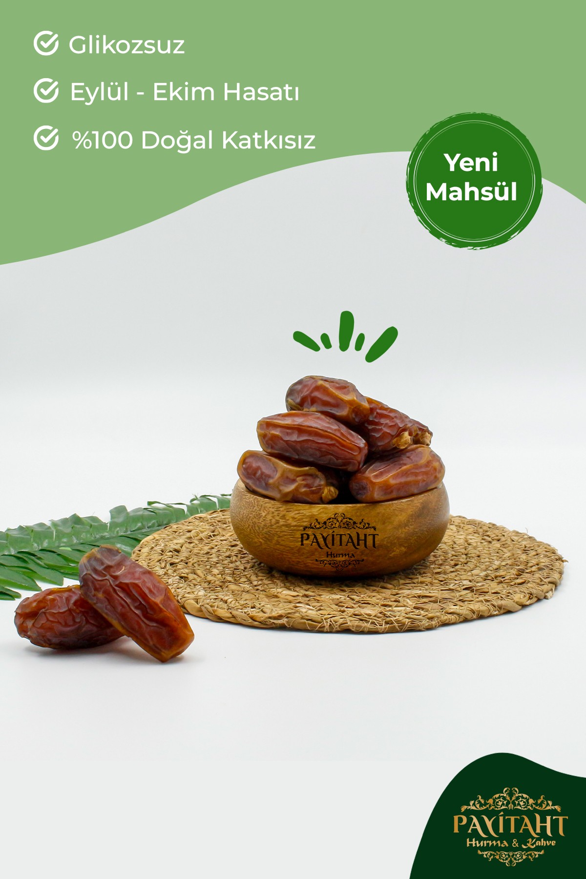 Medine Mebrum Haşap Duble Jumbo Hurma 1KG - Yeni Mahsül - 1.Kalite Mebrum Mebrum1Kg