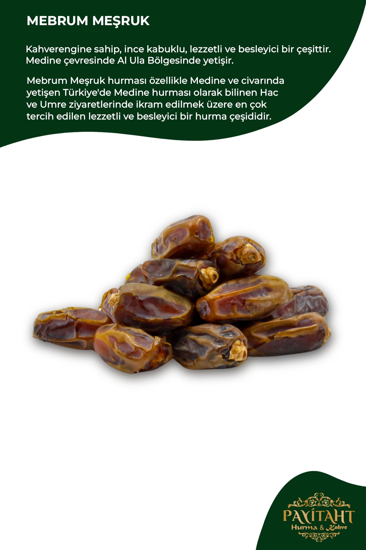  Payitaht Hurma Medina Mebrum Meşruk Dates New Harvest 3kg Package