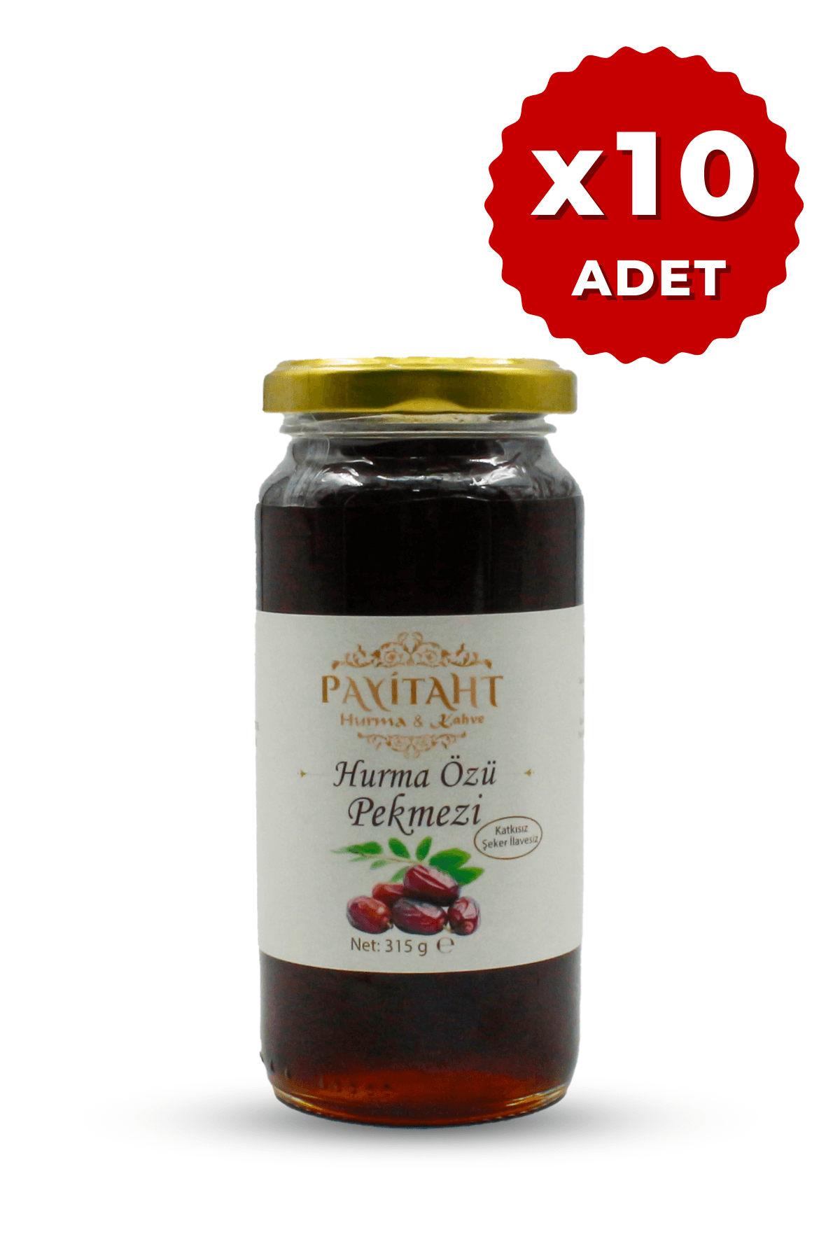 PAYITAHT HURMA- DATE PALM EXTRACT MOLASSES 450 GR SUGAR-FREE SQUEEZE 10 PACKAGE