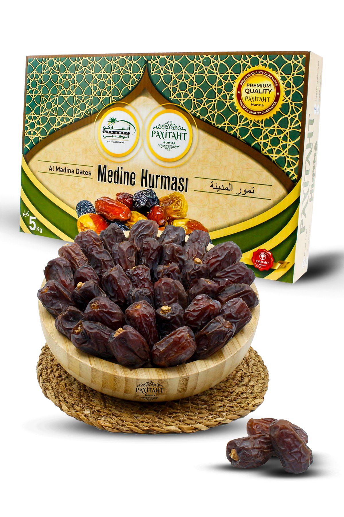 Medine Nepte Neptali Hurması 5KG İri Etli Yüksek Lif Oranlı Kahve İle Tüketilebilir Yeni Mahsül nepte5kg