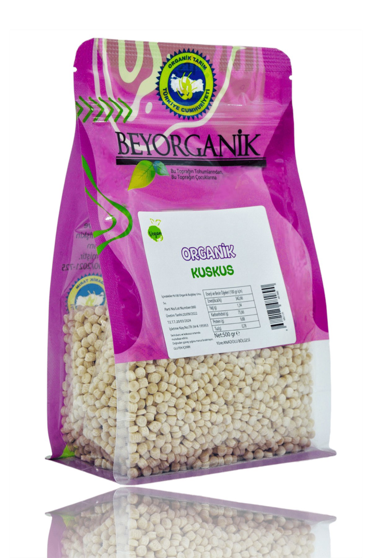 ORGANİK KUSKUS 500GR