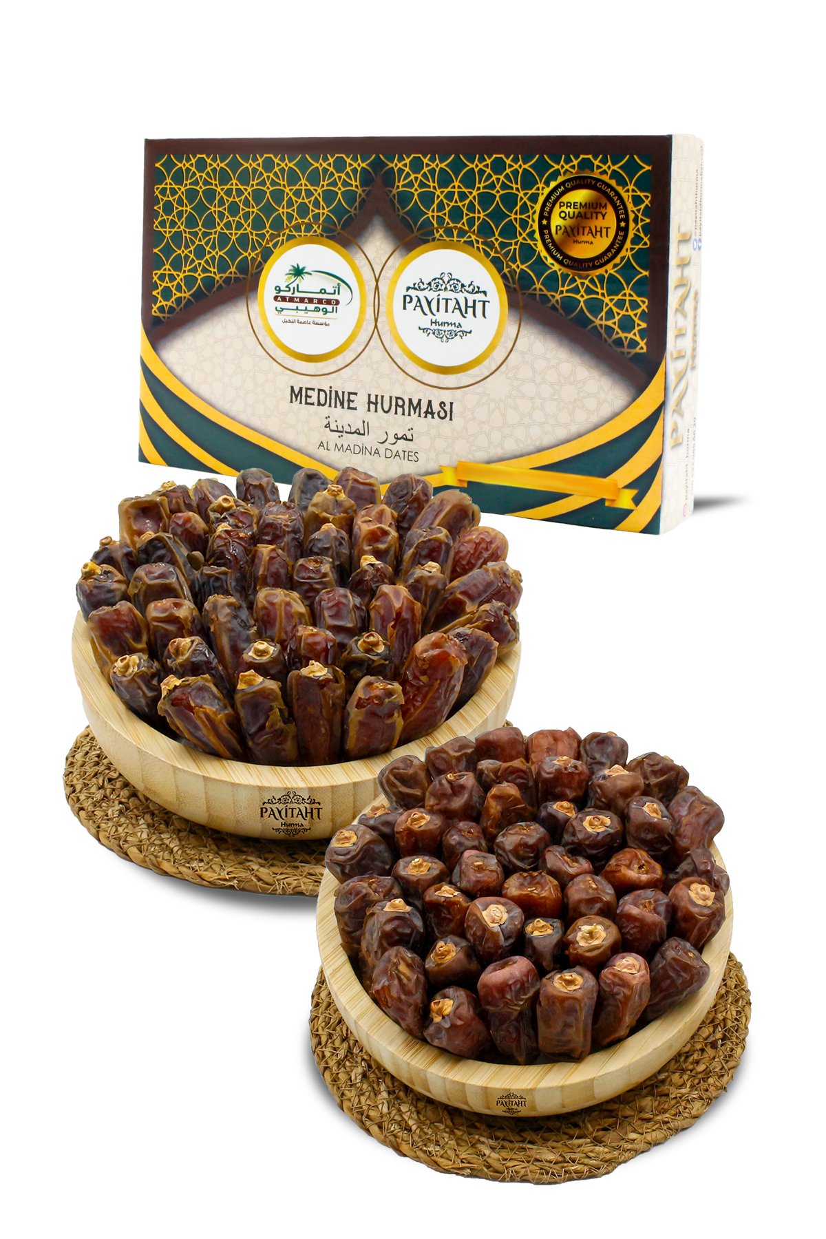 Medine Meşruk (Mebrum) 500GR ve Medine Şakra Hurma 500GR Yeni Mahsul 1KG İkiliSet mesrukvesakra