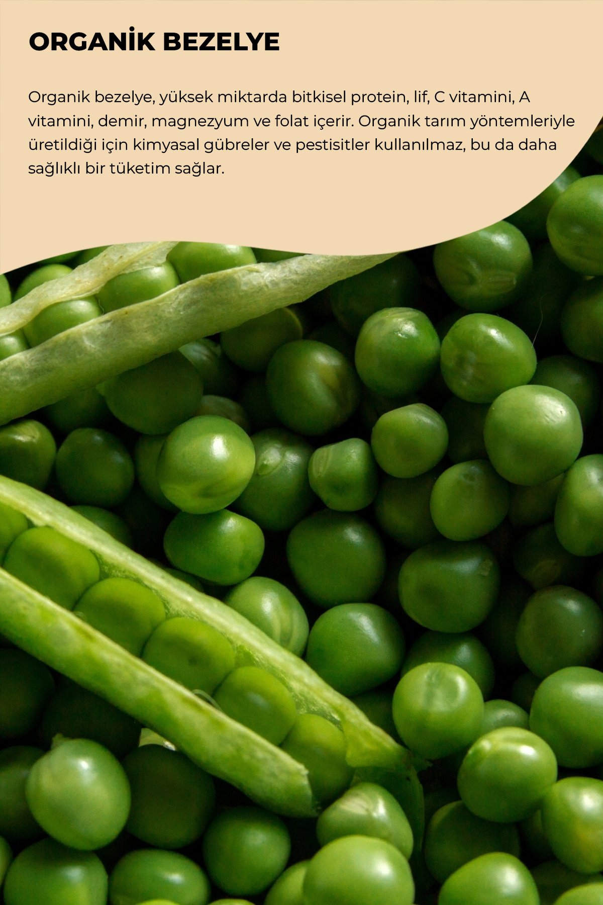 ORGANİK BEZELYE 400GR