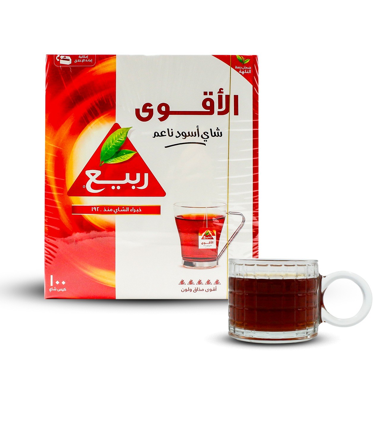 RABEA EXTRA STRONG-FİNE BLACK TEA-100’LÜ SİYAH POŞET ÇAY